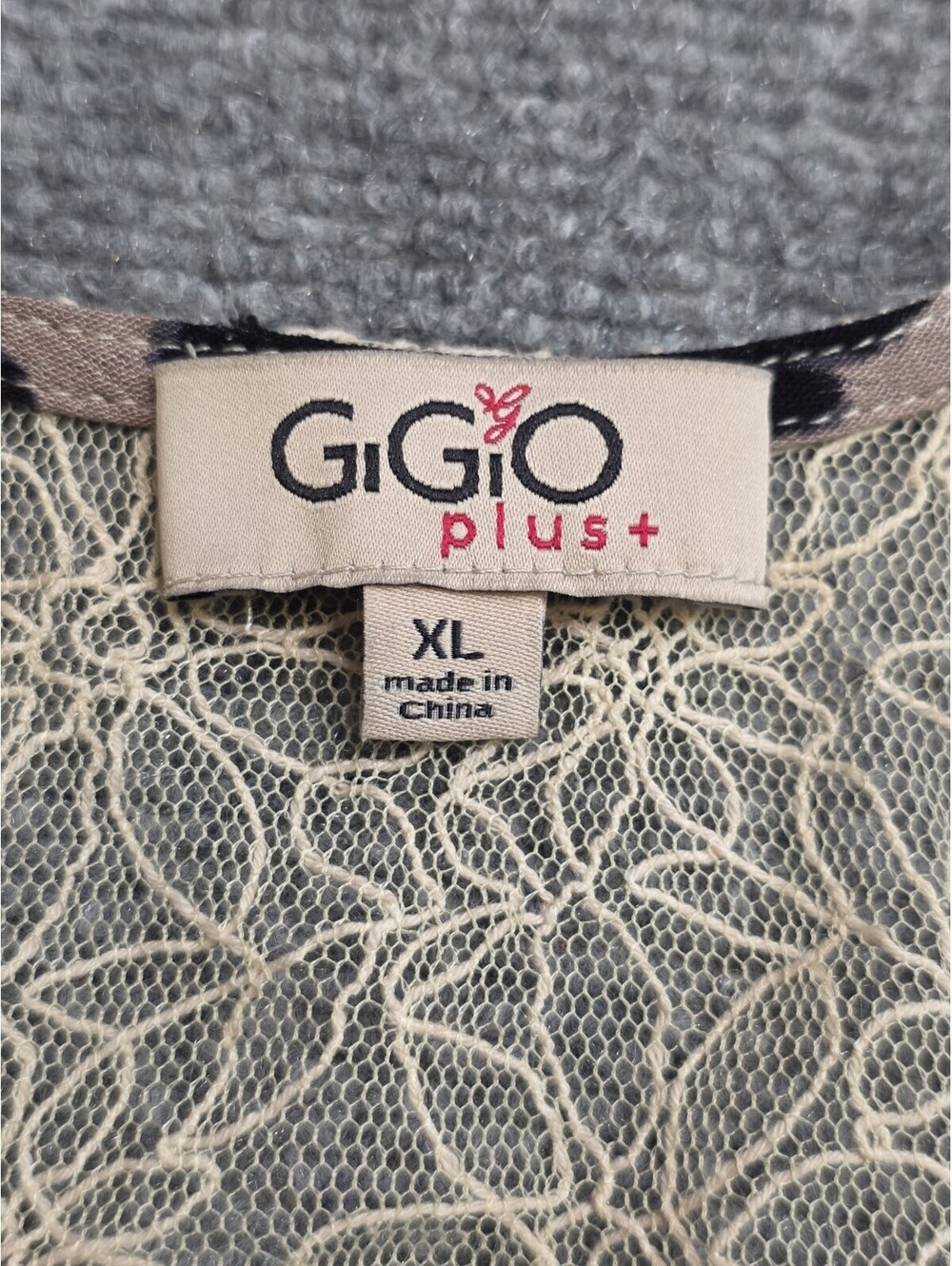 GIGIO Plus XL Leopard Print Lace Duster Kimono Open Front Cardigan Boho Duster - Picture 5 of 7